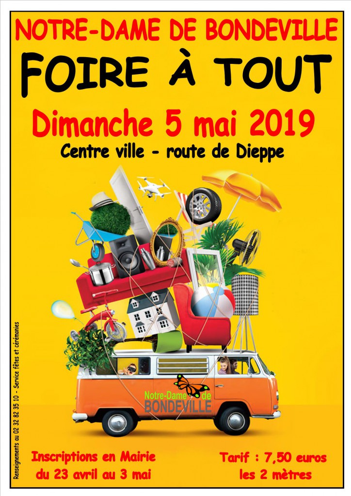 Affiche foire à tout 2019