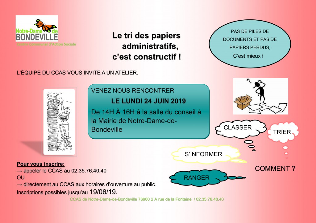 invitation atelier tri papier administratif 24-06-2019